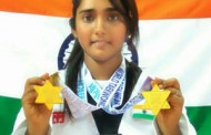 Aayushi bagged Gold Medal