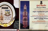 An honour : Pillai College of Arts, Commerce & Science has been awarded the 