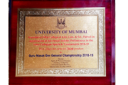 PCACS has secured 3rd position for Sports at University level in Guru Nanak Dev General Championship 2018-19