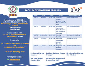Faculty Development Program on 